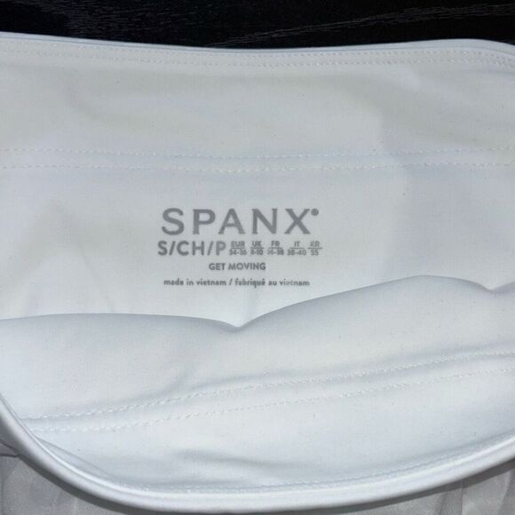 Spanx The Get Moving Pleated Skort White Camo small new - Picture 7 of 13